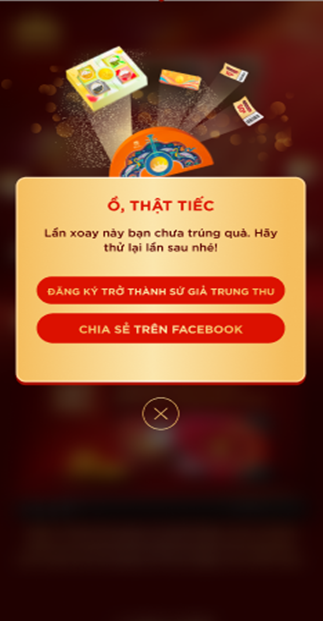 Không trúng thưởng